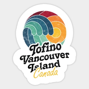 Tofino Vancouver Island Canada Surfing Surf Sunset Wave Sticker